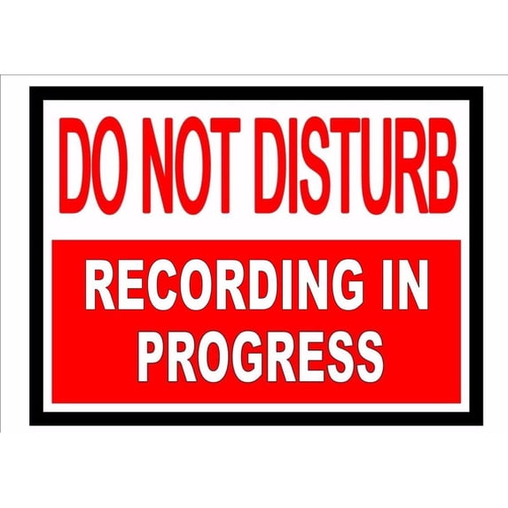 ON AIR Studio Aluminum Sign Recording Studio Sign Wall Hanger on the ...