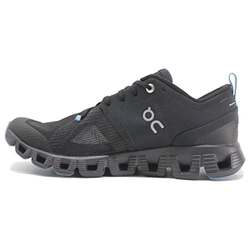 On Cloud X 3 Shift Womens Sneakers, Black Niagara, Size 8