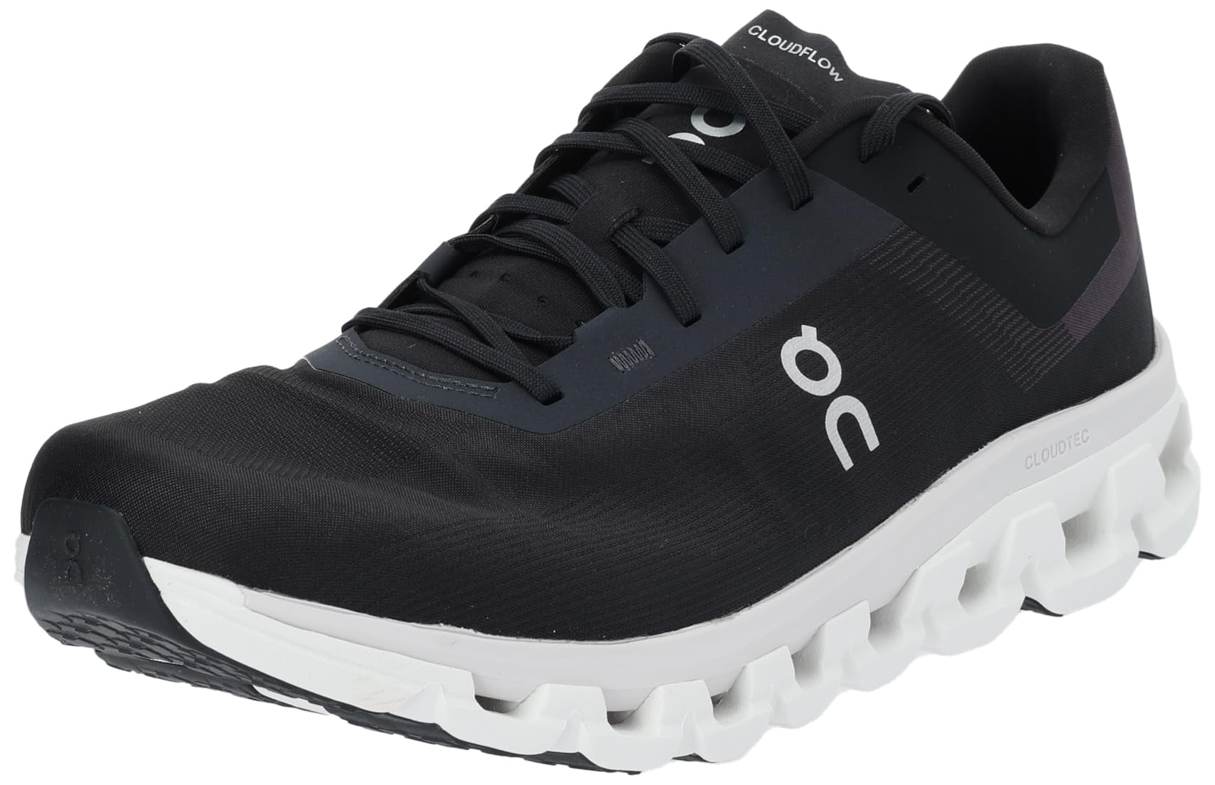 Cloudflow 4 Men's Road Running Shoes Sneakers (Black/White, US Footwear Size System, Adult, Men, Numeric, Medium, 8)