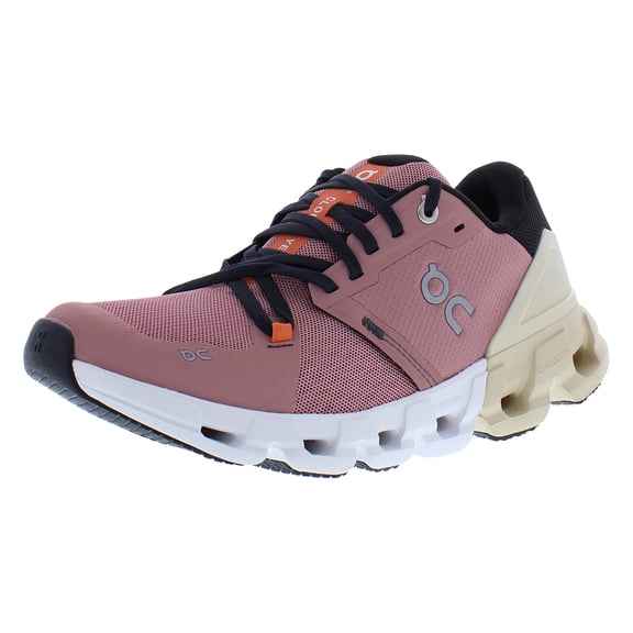 ON Cloudflyer 4 Womens Shoes Size 9, Color: Dustrose/Sand