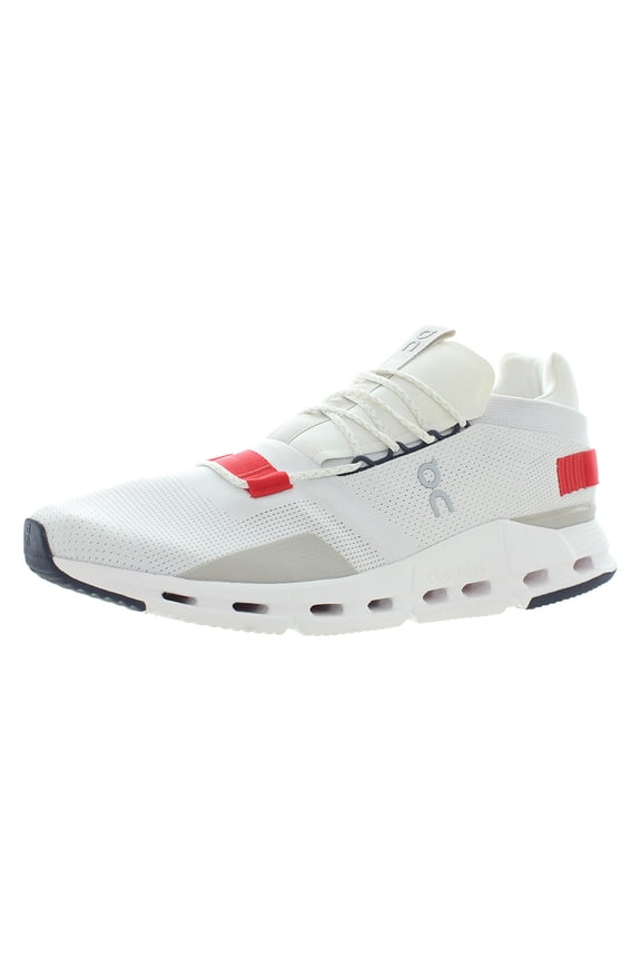 Cloudnova Mens Shoes Size 10, Color: White/Red