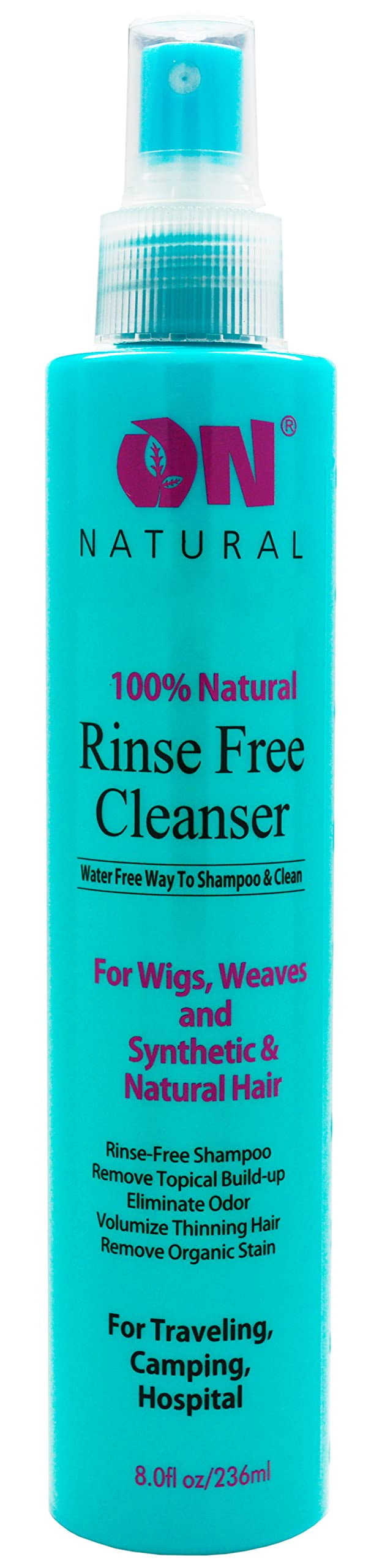 ON NATURAL 100 Natural RinseFree Cleanser 8 oz