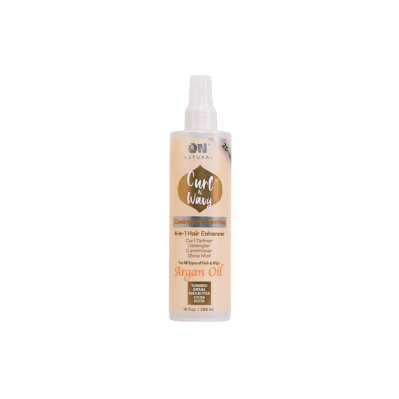 ON Natural - Curl-N-Wavy 4-in-1 Hair Enhancer [Argan Oil] 8oz