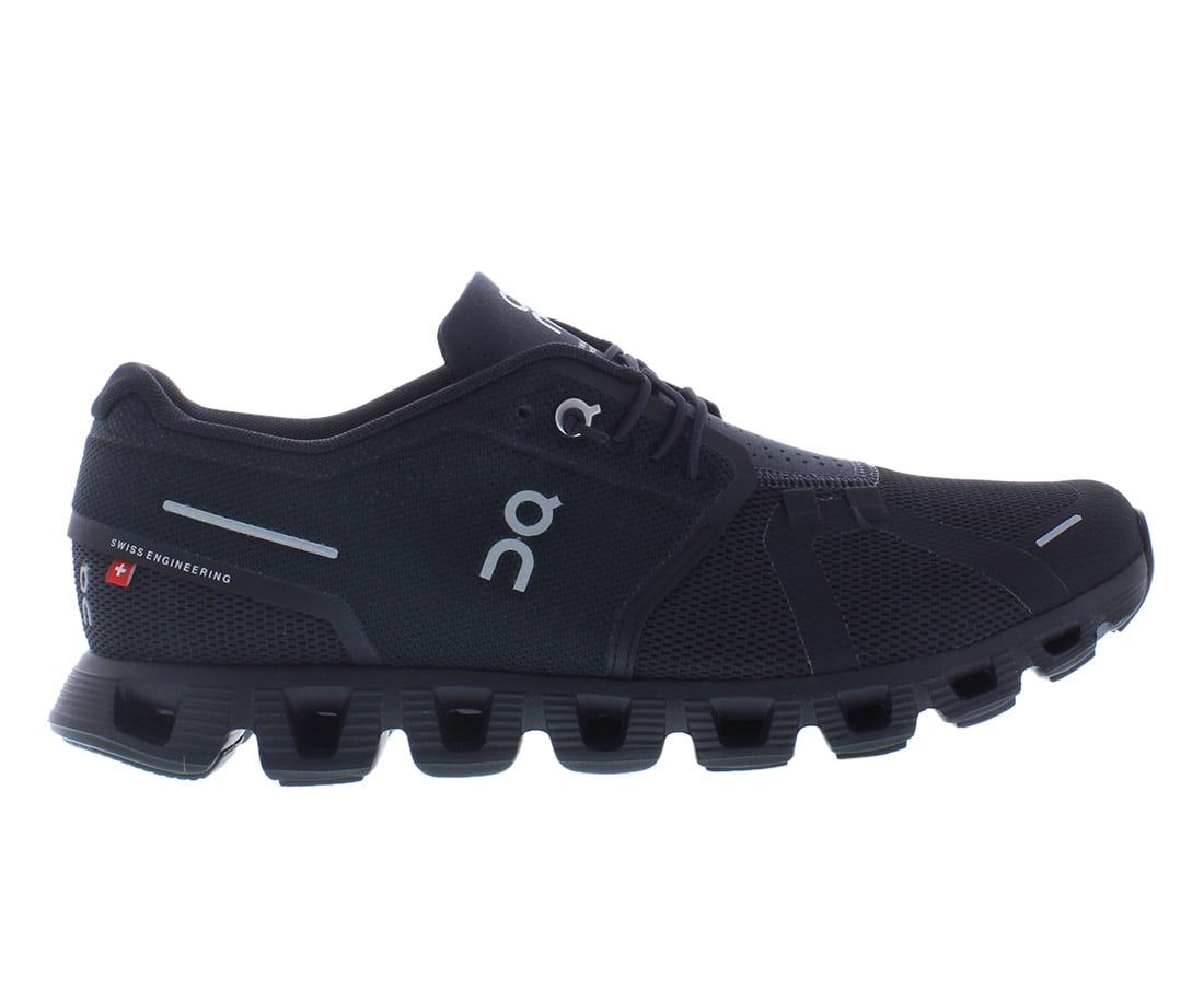 On ALL BLACK Men's Cloud 5 Lightweight Running Shoes with