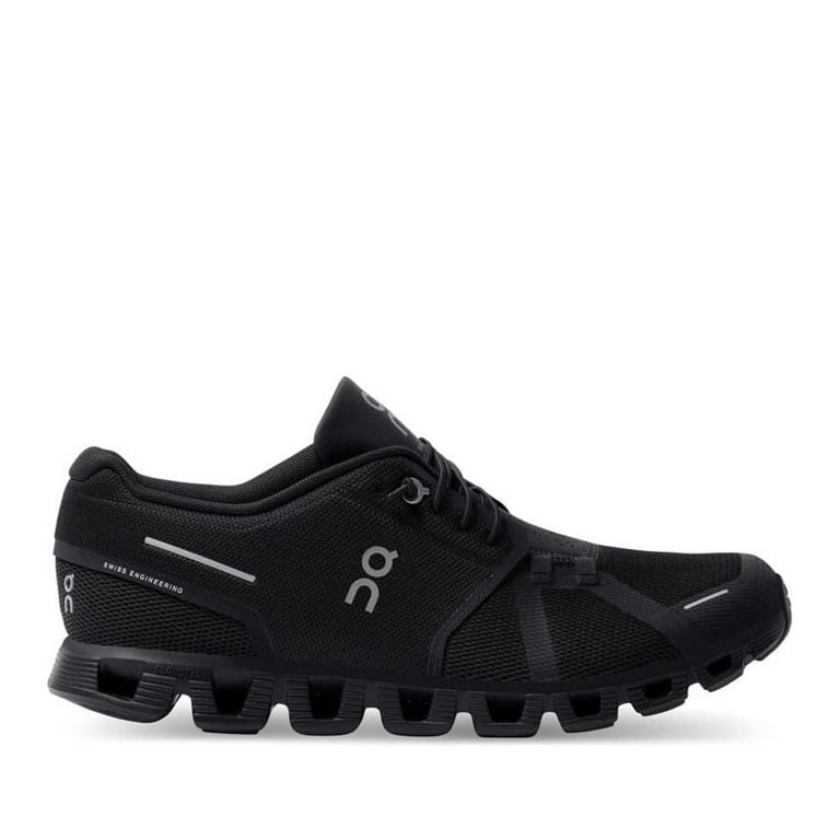 ON RUNNING Men's Cloud 5 Sports Shoes, Size 9.5, All Black, Lightweight,  Comfortable, Speed-Lacing System - Walmart.com