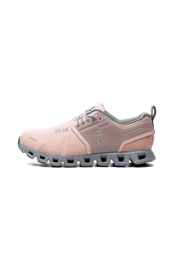 RUNNING WOMENS On Shoes Cloud 5 Waterproof Womens "Rose/Fossil" 59.98527 59.98527 from Stadium Goods