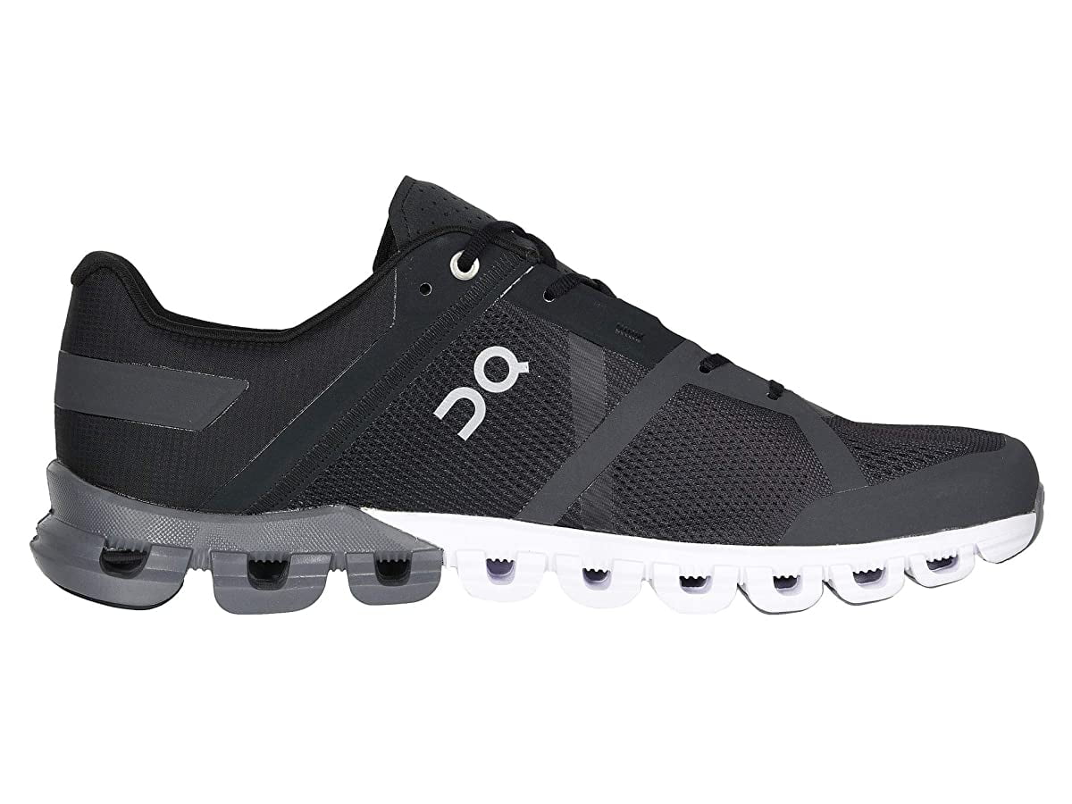 ON-Running Men's Cloudflow Running Shoes, Black/Asphalt, 10.5 D(M) US 