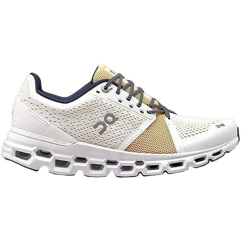 On - オン　Cloud stratus クラウドストラトスWhite/Almond ON Running Women's Cloudstratus Running Shoes, White/Almond