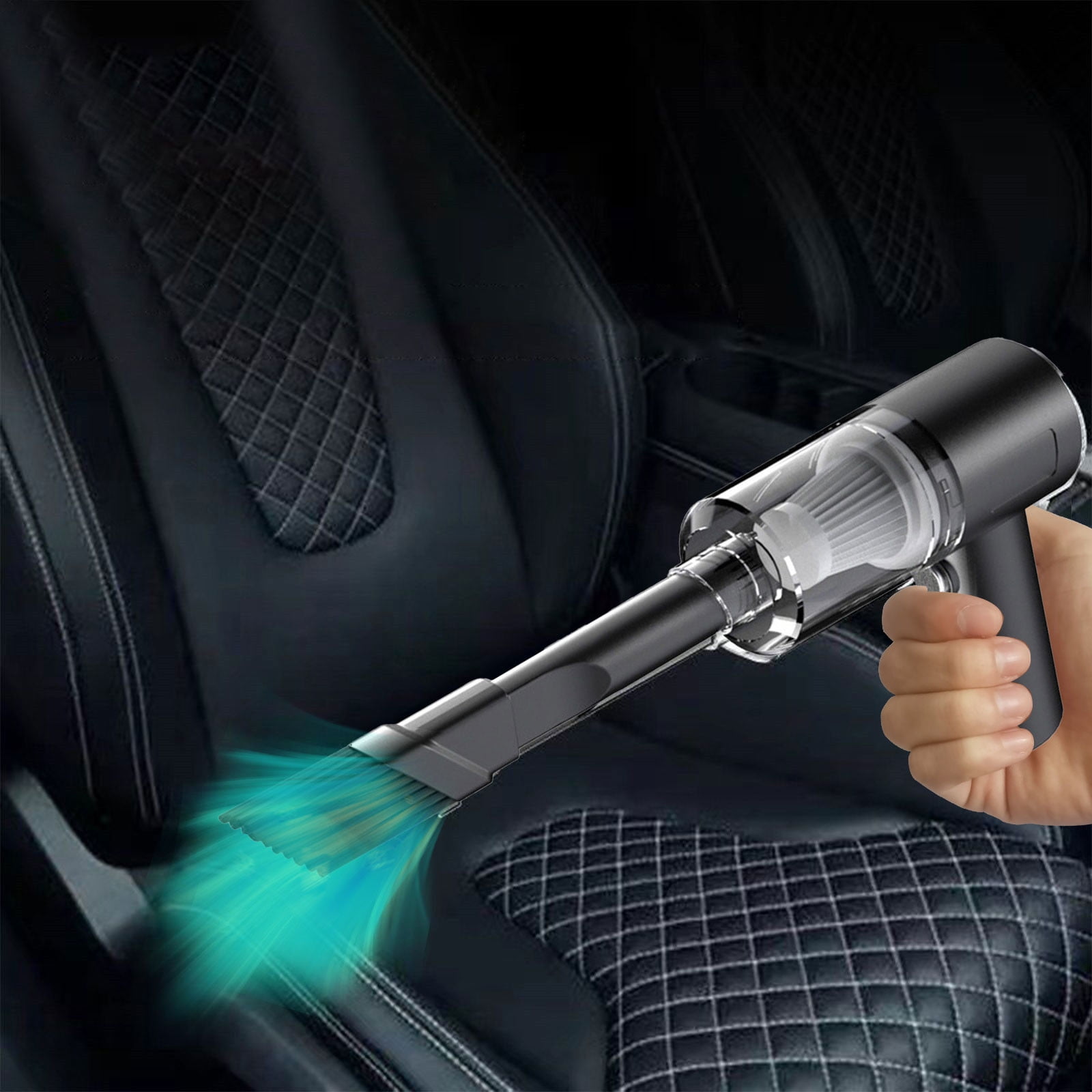 Portable Cordless Car Vacuum Cleaner Handheld Small Wireless Auto Home Wet  Dry
