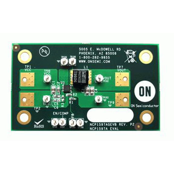 ON Semiconductor NCP1597AGEVB Synchronous PWM Converter Evaluation Board