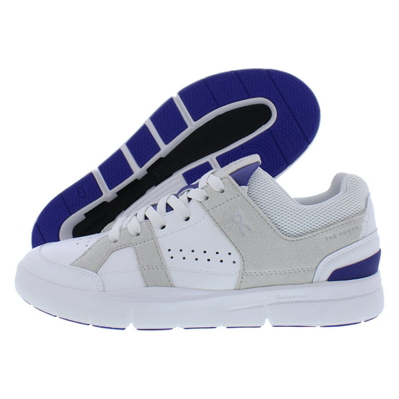 ON The Roger Clubhouse Womens Shoes Size 6.5, Color: White/Indigo
