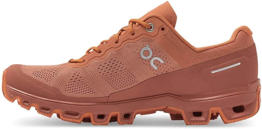 On! Women Cloudventure Sneakers, Sandstone Orange, Missiongrip