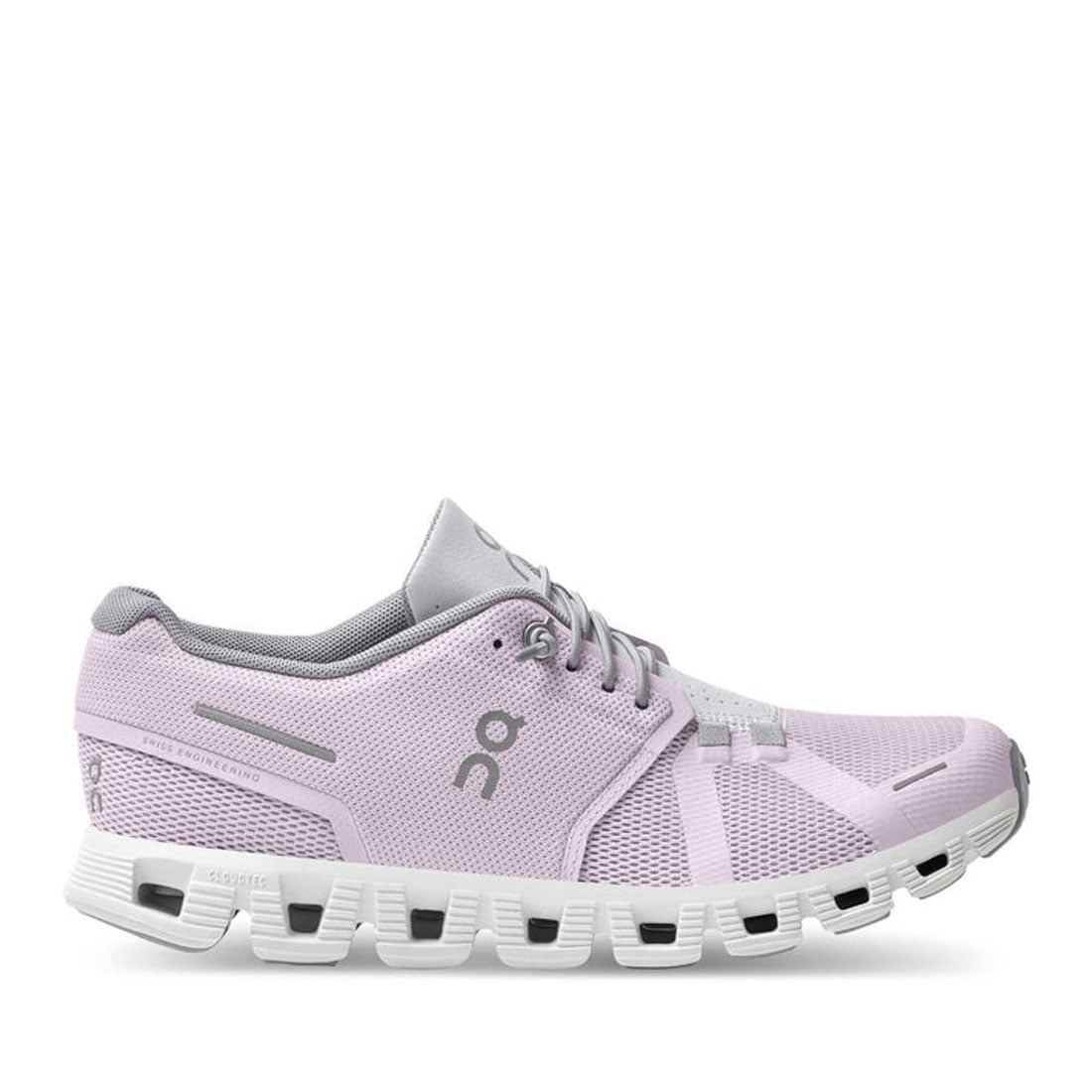 ON Women's Cloud 5 Running Sneakers, Lily/Frost, Purple, Size 10.5