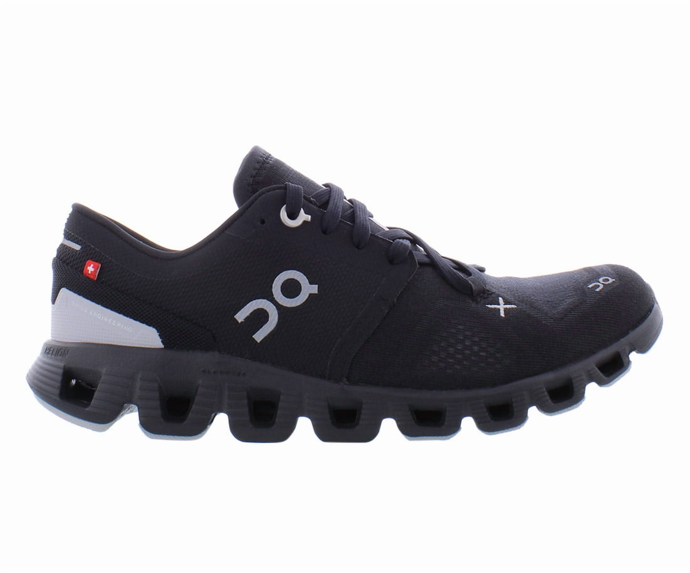 On! Women's Cloud X 3 Sneakers, Black, 5.5 US, Ultralight Running