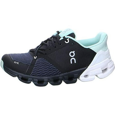 ON Women's Cloudflyer Running Shoe, Black/White, 11