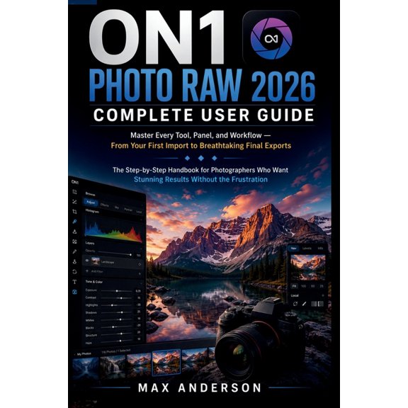 ON1 Photo RAW 2026 Complete User Guide: Master Every Tool, Panel, and Workflow - From Your First Import to Breathtaking , (Paperback)