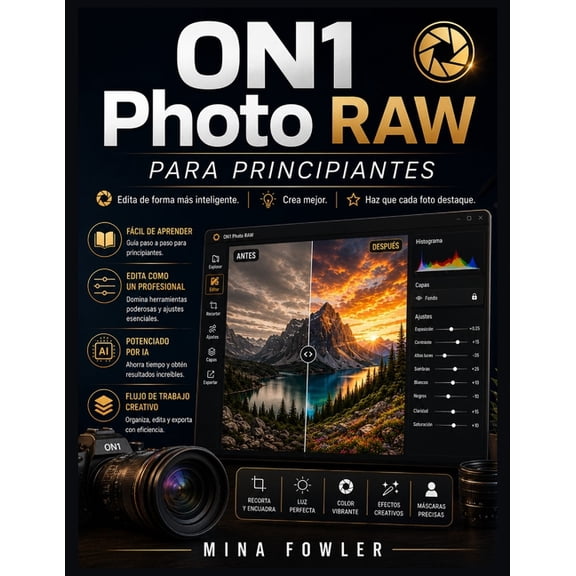 ON1 Photo RAW para principiantes: Edita de forma ms inteligente. Crea mejor. Haz que cada foto destaque., (Paperback)