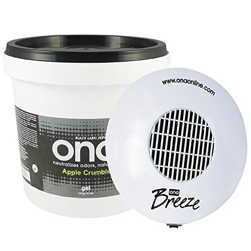 ONA Bundle Breeze Fan & Apple Crumble 1 Gallon Pail Gel - Odor Neutralizer