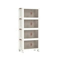thumbnail image 1 of ONAIL 162QT Stackable Storage Bins with Lid Doors Wheels PP+PC Collapsible Organizer Container for Living Room, Bedroom, Home, Office, Adult, Child, 1 of 9
