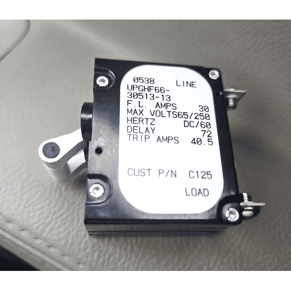 Airpax IEG11-36270-5-UV 30A 2-Pole 250V Circuit Breaker – Replaces Onan 320-2439-02
