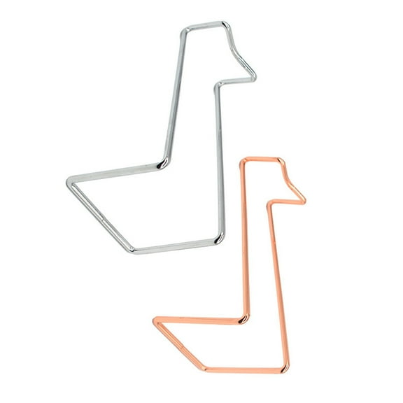 ONAPARTER 2 Pcs Iron Wine Rack Fridge Bottle Holder Desktop Single Decorative Modern Stand Metal Table Individual As Shown