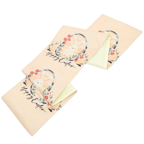 ONAPARTER Easter Party Table Cover Spring Table Runner Table Cloth for Dining Table Party Banquet As Shown