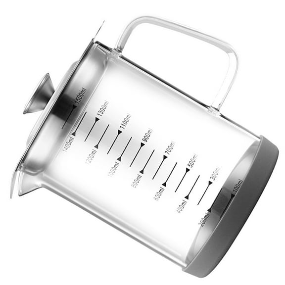 ONAPARTER Glass Oiler Glass Containers for Liquids Oil Can Container Gravy Separator Fat Separator Cup Glass Storage Can As Shown