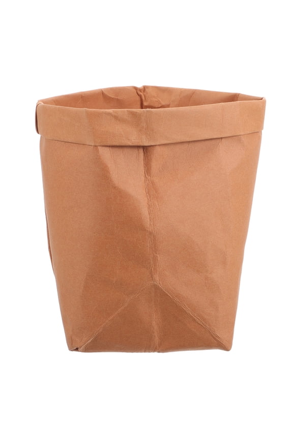 Kraft Paper Bag Flowerpot Plant Storage Pouch Ceramic Planter Bucket Bags Decor Golden