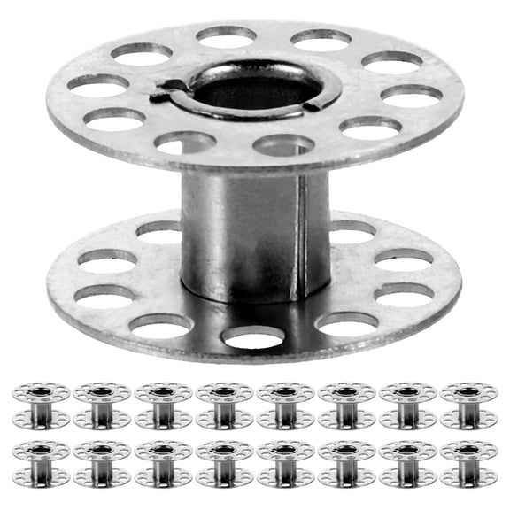 ONAPARTER Sewing Machine Professional Empty Spools Portable Thread Bobbins Metal Replaceable As Shown