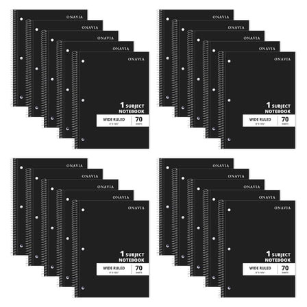 Sujce Notebook Subject Notebook Wide Ruled for School & Office