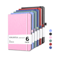 thumbnail image 1 of ONAVIA Lined Journal Notebook 6 Pack, A5-5.79" x 8.3", 7mm Notebooks College Ruled, Hardcover Notepad for Journaling, Work, School and Gift, 160 Pages, Multicolor, 1 of 10