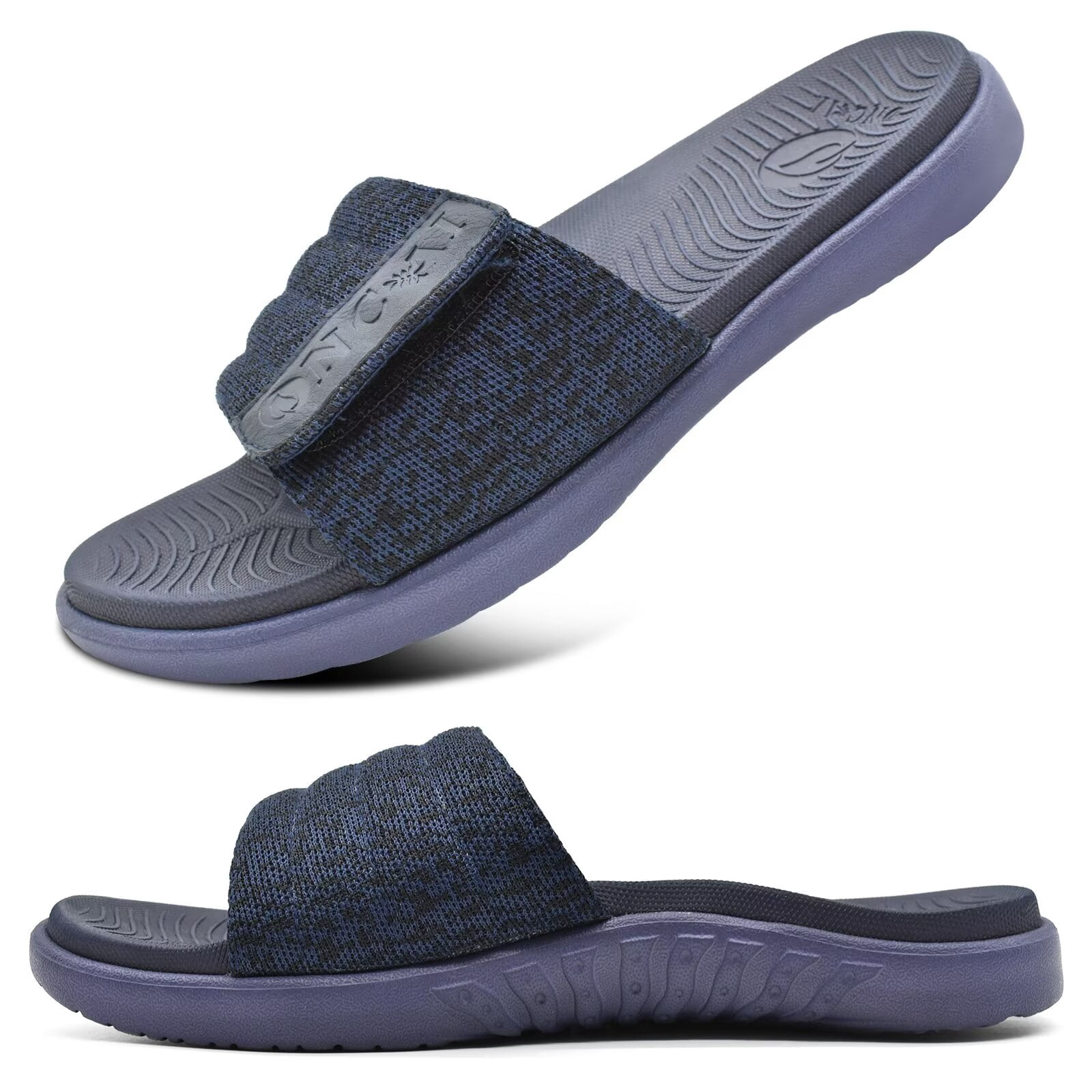 ONCAI Mens Slides Sandals Open Toe Athletic Adjustable  display picture 2