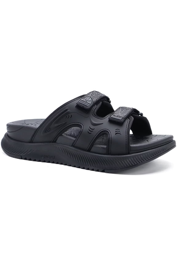 Womens Orthotic Sandals Ladies Recovery Walking Slides Sandals for Women 2026 Arch Support Plantar Fasciitis Comfort Orthopedic Soft Cushion Summer Adjustable Sandalias Black Size 9