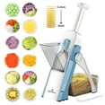 thumbnail image 1 of ONCE FOR ALL Vegetable Chopper, Thin Julienne Dicing Slicing Mandoline, Adjustable Food Slicer for Onion Cucumber Potato, 1 of 10