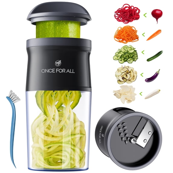 ONCE FOR ALL Vegetable Spiralizer Zucchini Noodle Maker Spiral Cutter