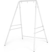 ONCLOUD Upgraded Hammock Chair Stand Metal Swing Stand Frame, Heavy Duty Steel Hammock Stand Only for Porch, Backyard, Indoor or Outdoor,White