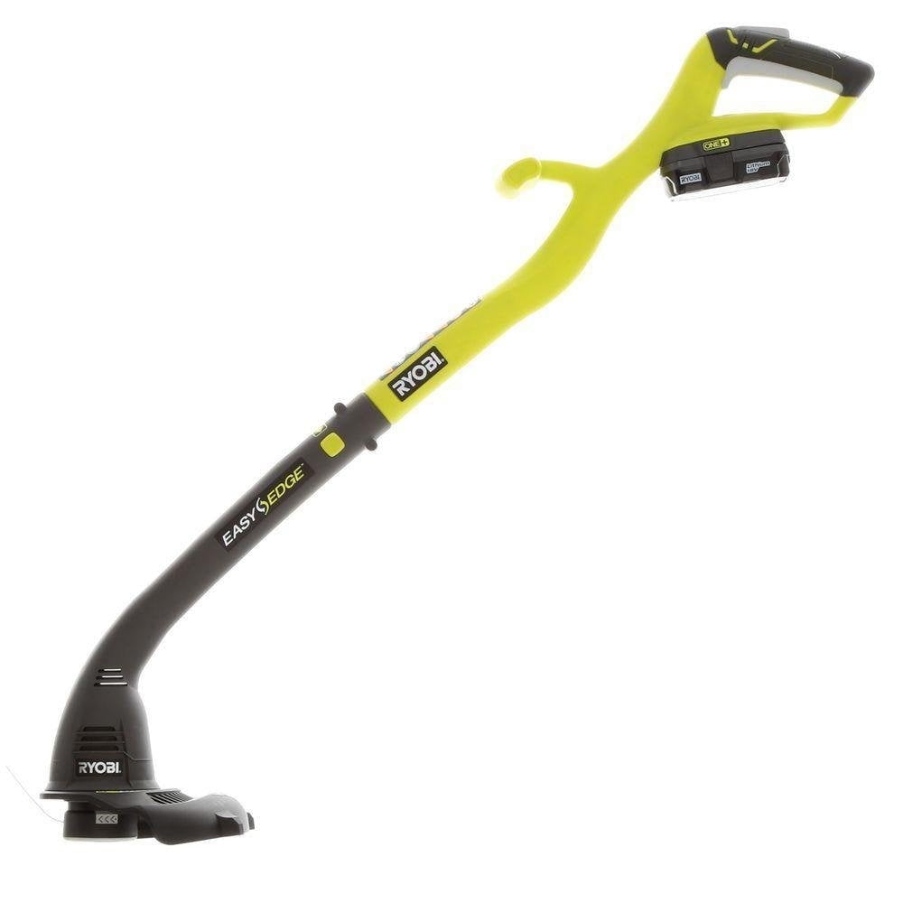 ONE+ 18-Volt Lithium-Ion Electric Cordless String Trimmer and Edger P2030 - 1.3 Ah Battery and Charger Included