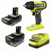 ONE+ 18V Cordless 3/8 in. Impact Wrench Kit with 1 4Ah Battery, 1 2Ah Battery, and Charger