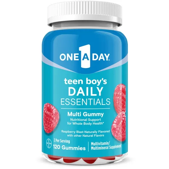 ONE A DAY Daily Essentials Teen Boy Gummies 120ct.