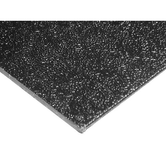 ONE- BLACK ABS PLASTIC SHEET           1/8" Thick     24" X 48" Nominal