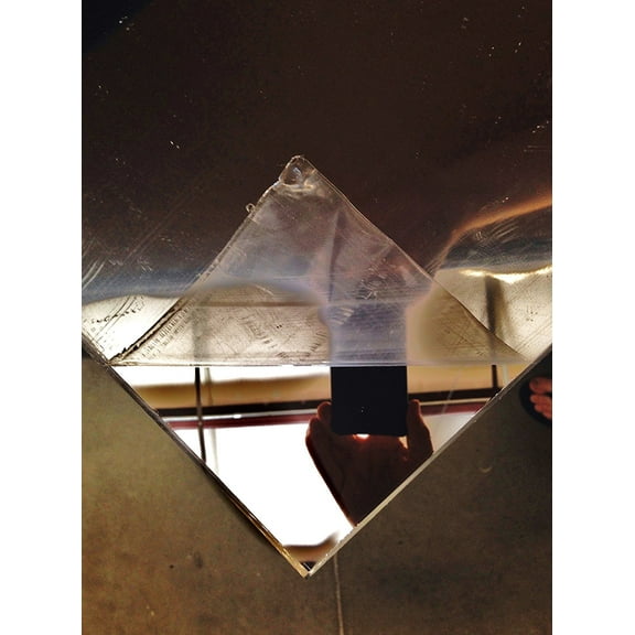 ONE- CLEAR ACRYLIC PLEXIGLASS MIRROR SHEET 1/4" 12" X 24"