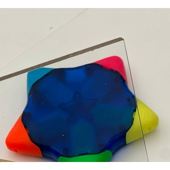 ONE- CLEAR ACRYLIC PLEXIGLASS PLASTIC SHEET .060" 12" X 24" ^