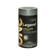 ONE Condoms Legend XL | Extra Large Latex Condoms 12 Pack