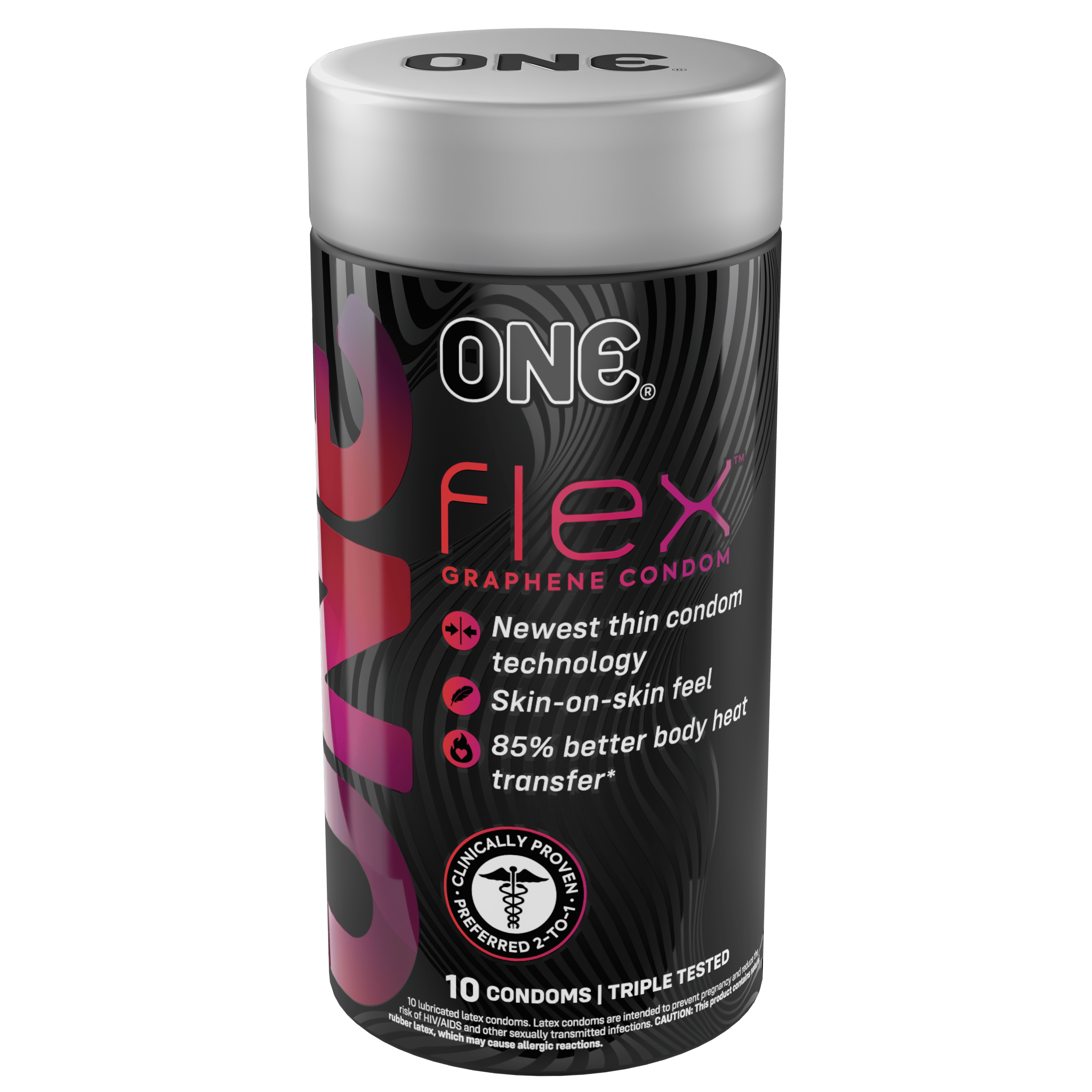 ONE® Flex™ Condoms︱Condoms Made With Graphene, the World's Thinnest & Strongest Material︱Ultra