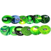ONE Glowing Pleasures Glow-in-the-Dark Latex Condoms with Silver Pocket Case-12 Count