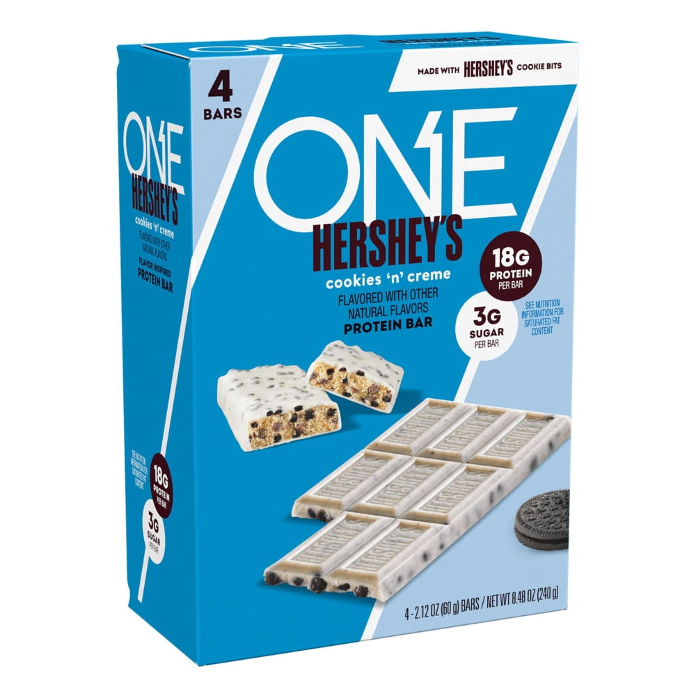 ONE HERSHEYS Cookies n Creme Flavored Protein Bars - 2.12 oz