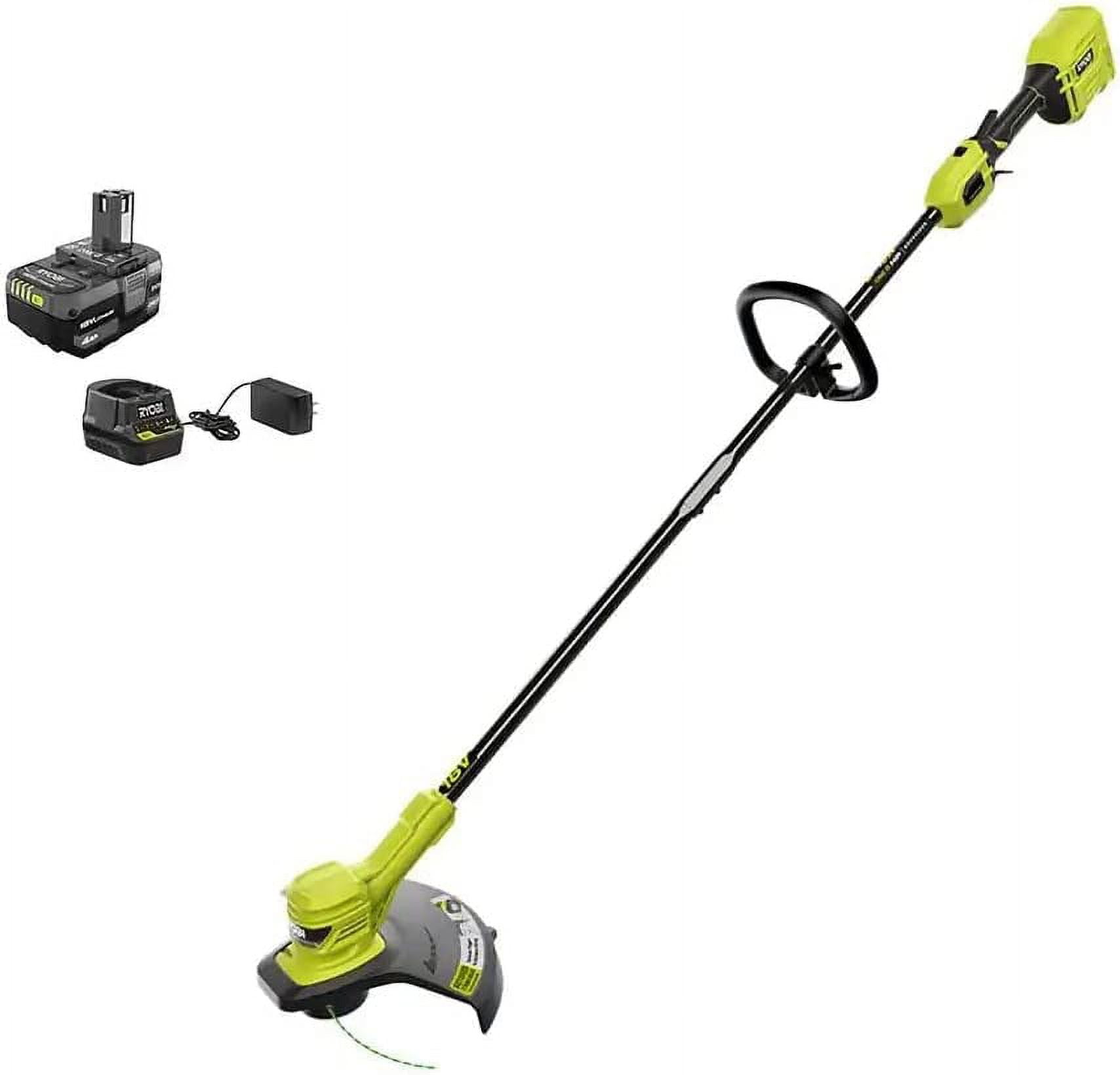 ONE+ HP 18-Volt Brushless 13 in. Cordless Battery String Trimmer with 4.0 Ah Battery and Charger