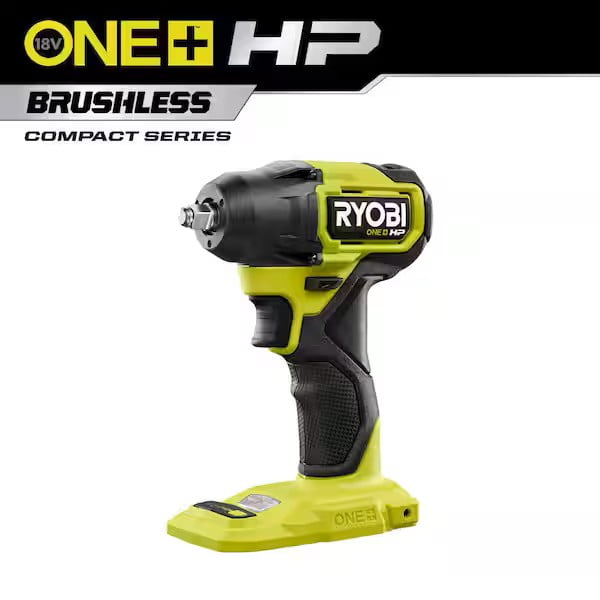 RYOBI ONEAND HP 18V BRUSHLESS Cordless Compact 1/4 in. HEX Impact Driver Tool ONLY PSBID0