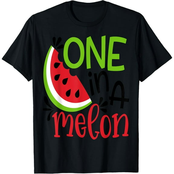 ONE IN A MELON ADORABLE CUTE FUN SUMMER WATERMELON GIFT TEE T-Shirt