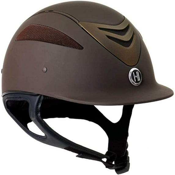 ONE K Unisex Defender Protective Riding Helmet, Color: Brown Matte, Size: X-Large Long Oval